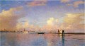 Atardecer en el Gran Canal Venecia paisaje Luminismo William Stanley Haseltine